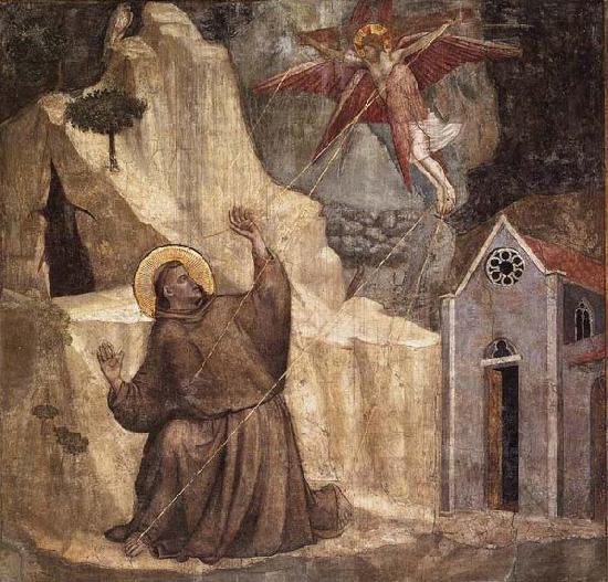 GIOTTO di Bondone Stigmatisation of Saint Francis